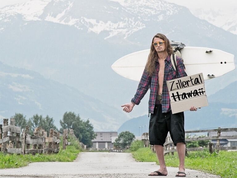 Plakat Surfcamp Zillertal